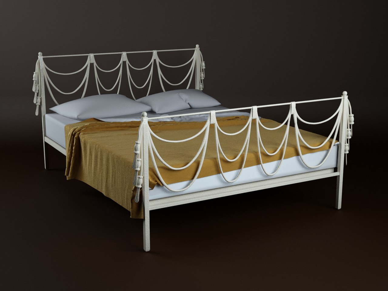 Кровать кованая 971